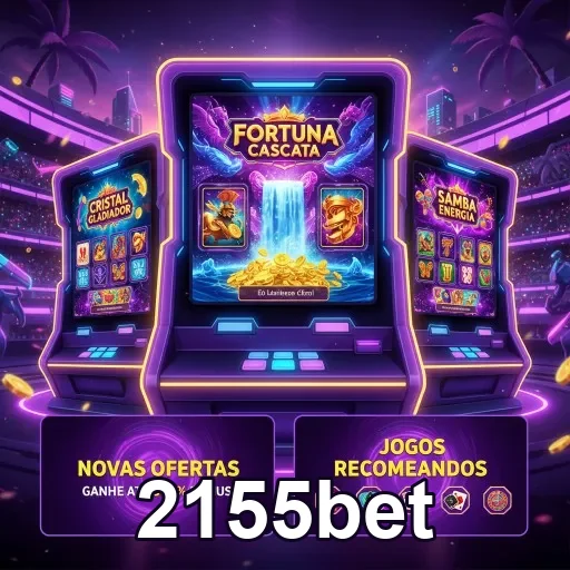 Jogador se divertindo nas slots populares da 2155bet